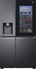 Холодильник LG GSXV90MCAE, серый